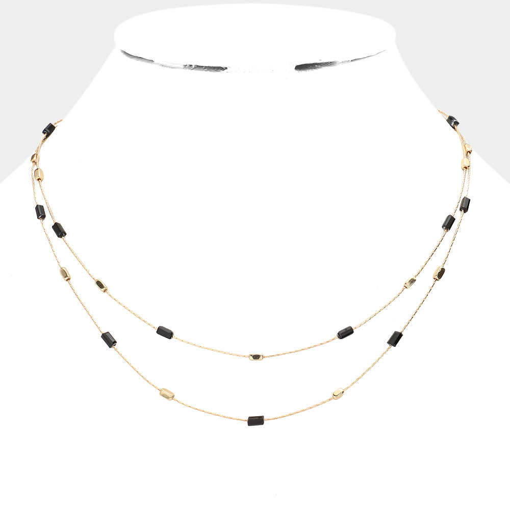 Layered necklaces