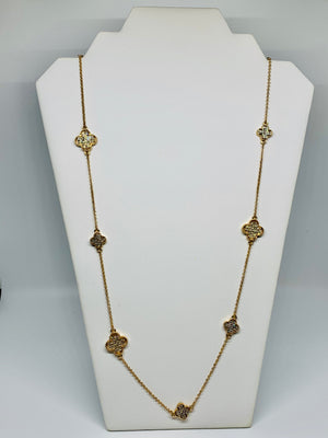 Clover style necklaces
