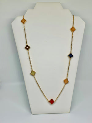 Clover style necklaces