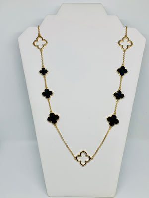 Clover style necklaces