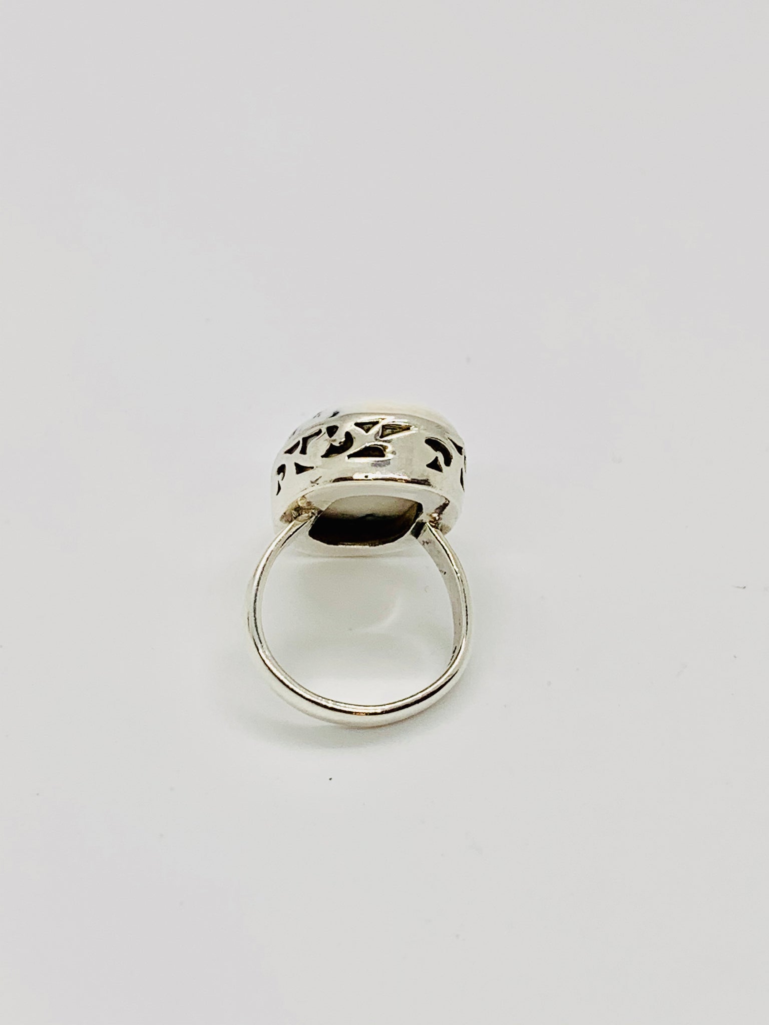 Natural stone rings