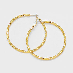 Hoop earrings